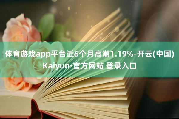 体育游戏app平台近6个月高潮1.19%-开云(中国)Kaiyun·官方网站 登录入口